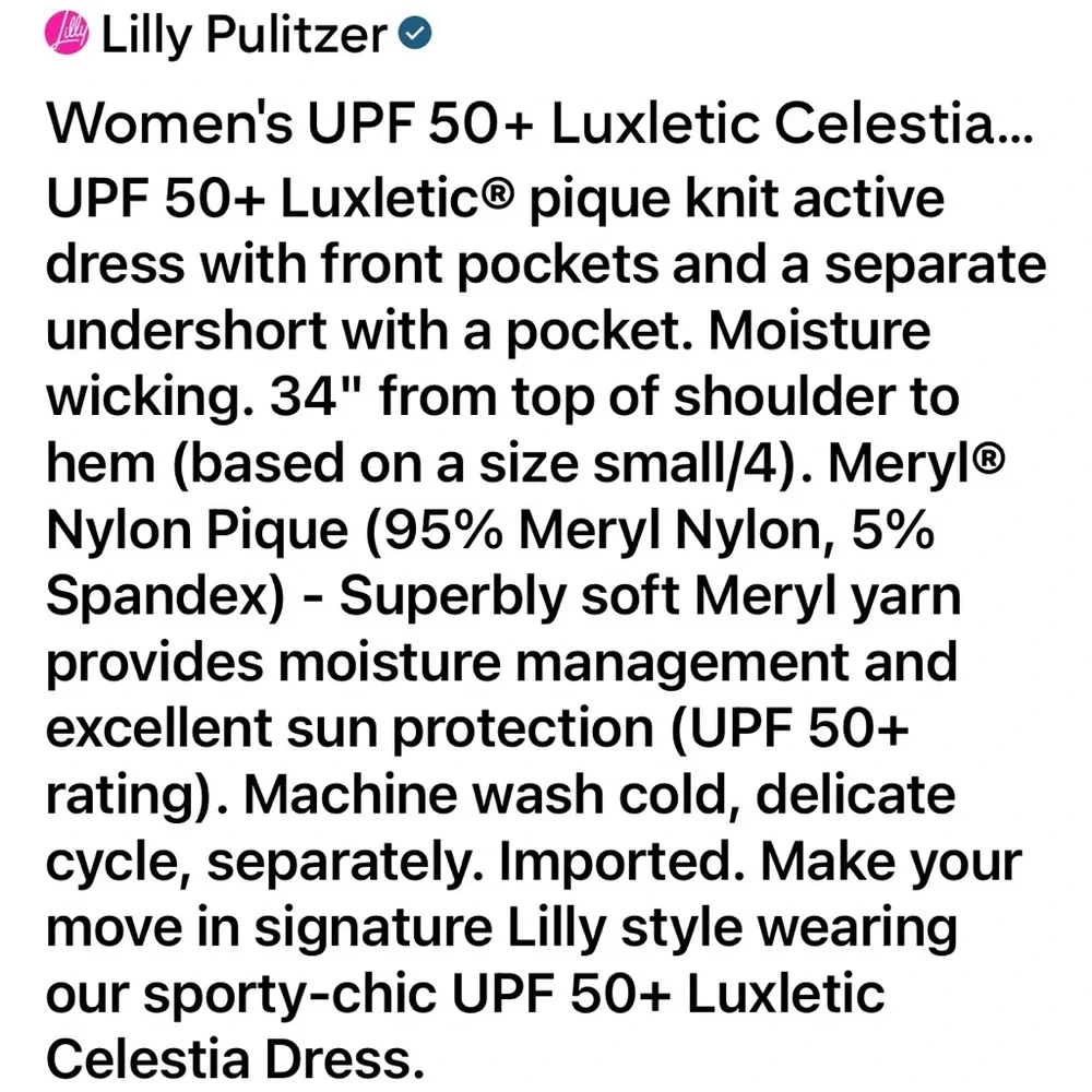 🦄 NWT Lilly Pulitzer Celestia Dress Size XS 🦄 - Picture 9 of 9